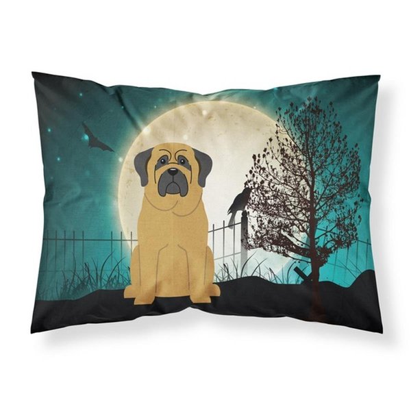 Micasa Halloween Scary Mastiff Fabric Standard Pillowcase&#44; 20.5 x 0.25 x 30 in. MI755163